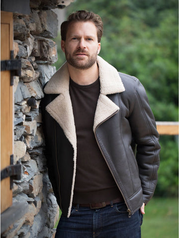 Javelin Sheepskin Aviator Jacket
