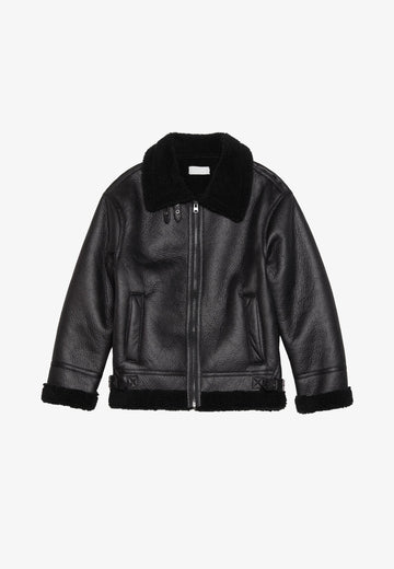 Lined Collar Bomber Jacket Sath Design