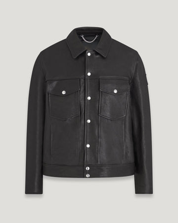 Luxury Black Piston Fashion Jacket