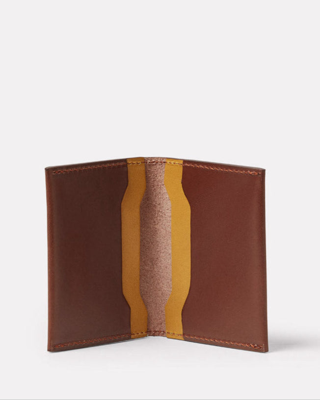 Men Mustard Leather Card Holder