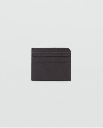 Men Pebbled Leather Card Holder