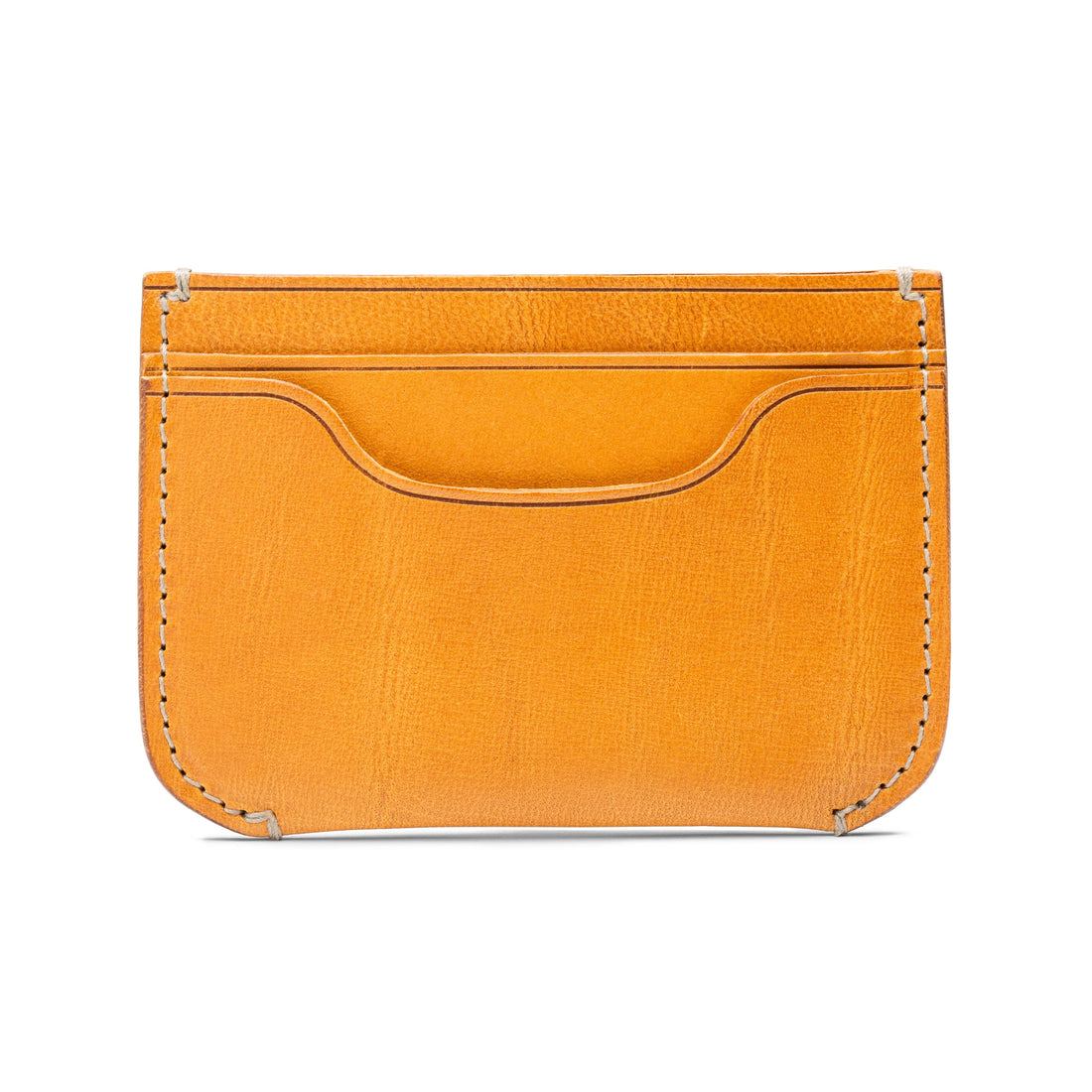 Men's 2 Premium Color Front Pocket Leather Card Case