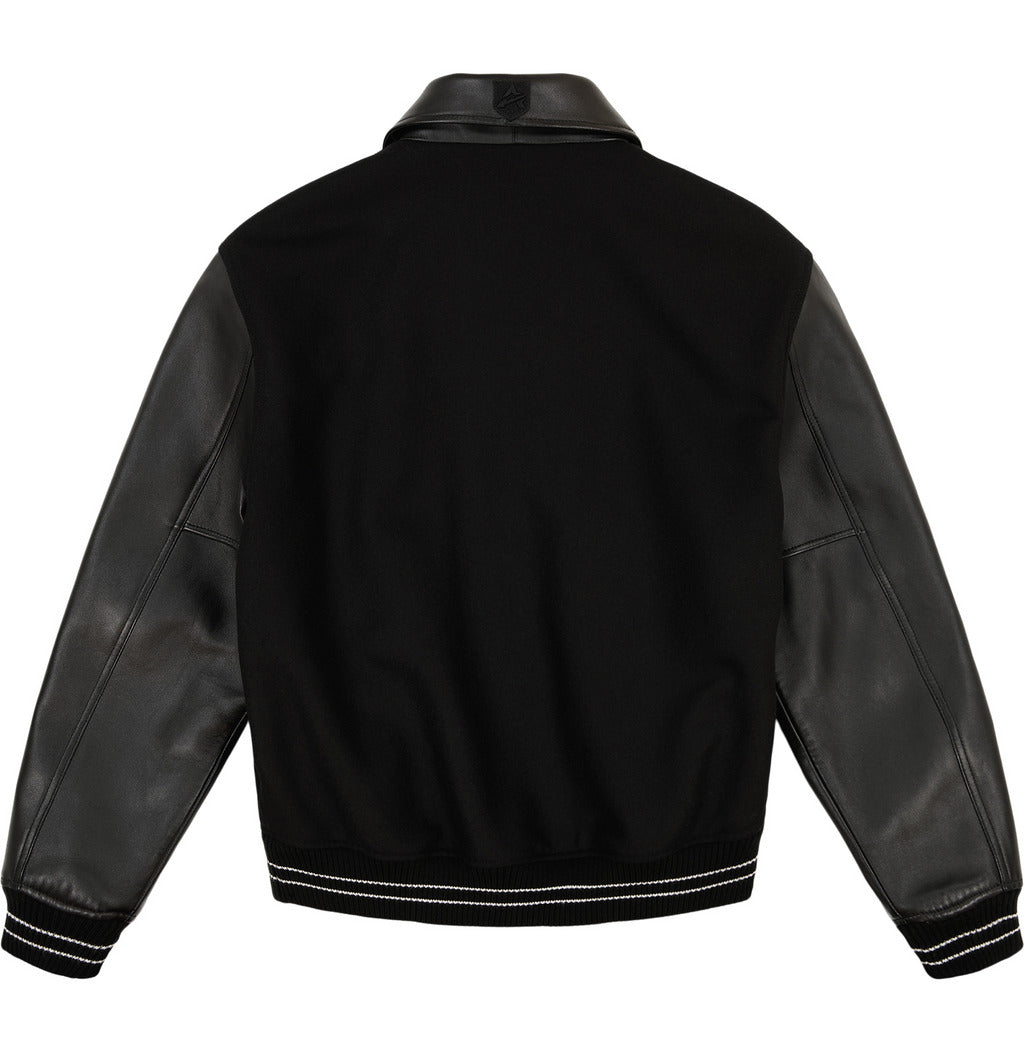 Men's Avirex Script Wool Leather Varsity Jacket