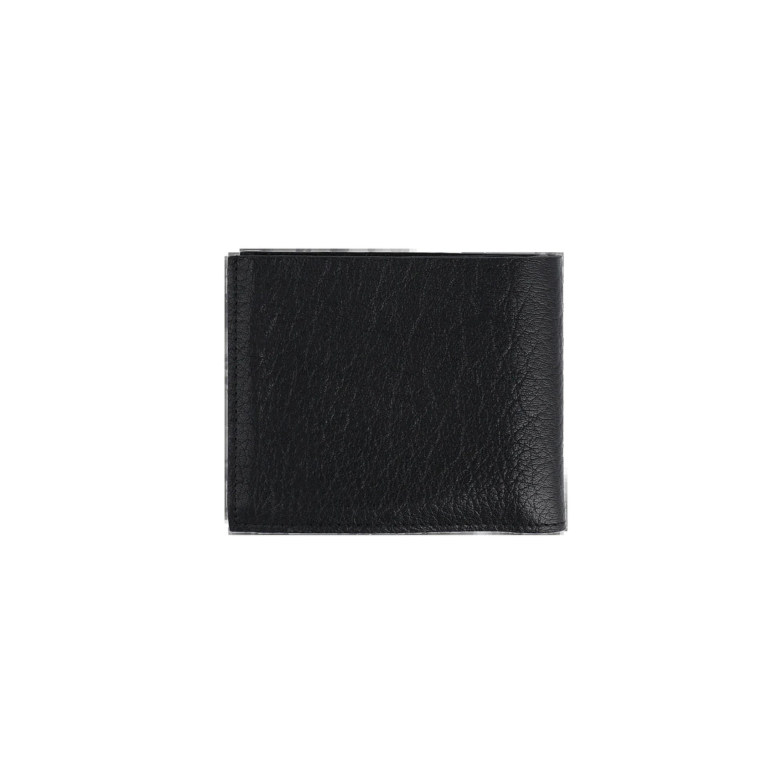 Men's Black and Gray Leather Wallet With ID Window