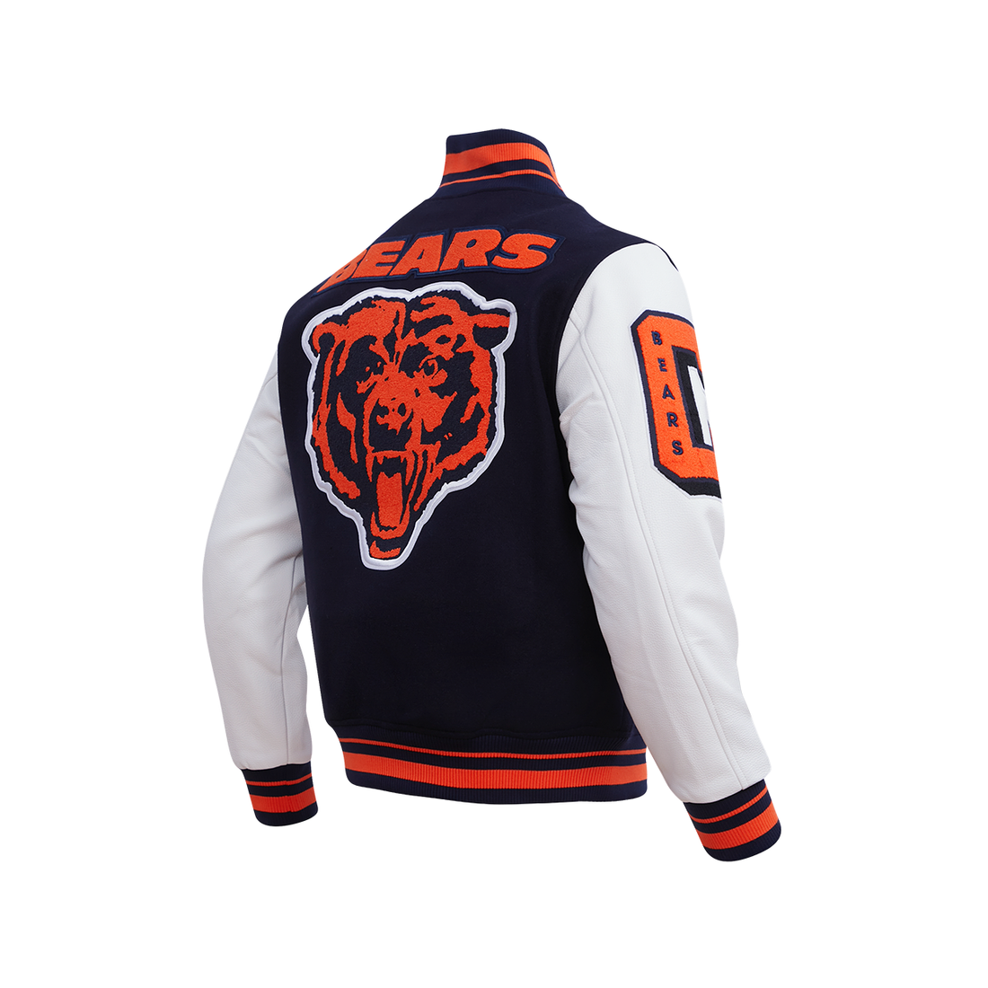Men's CHICAGO BEARS Rib Wool Varsity Jacket