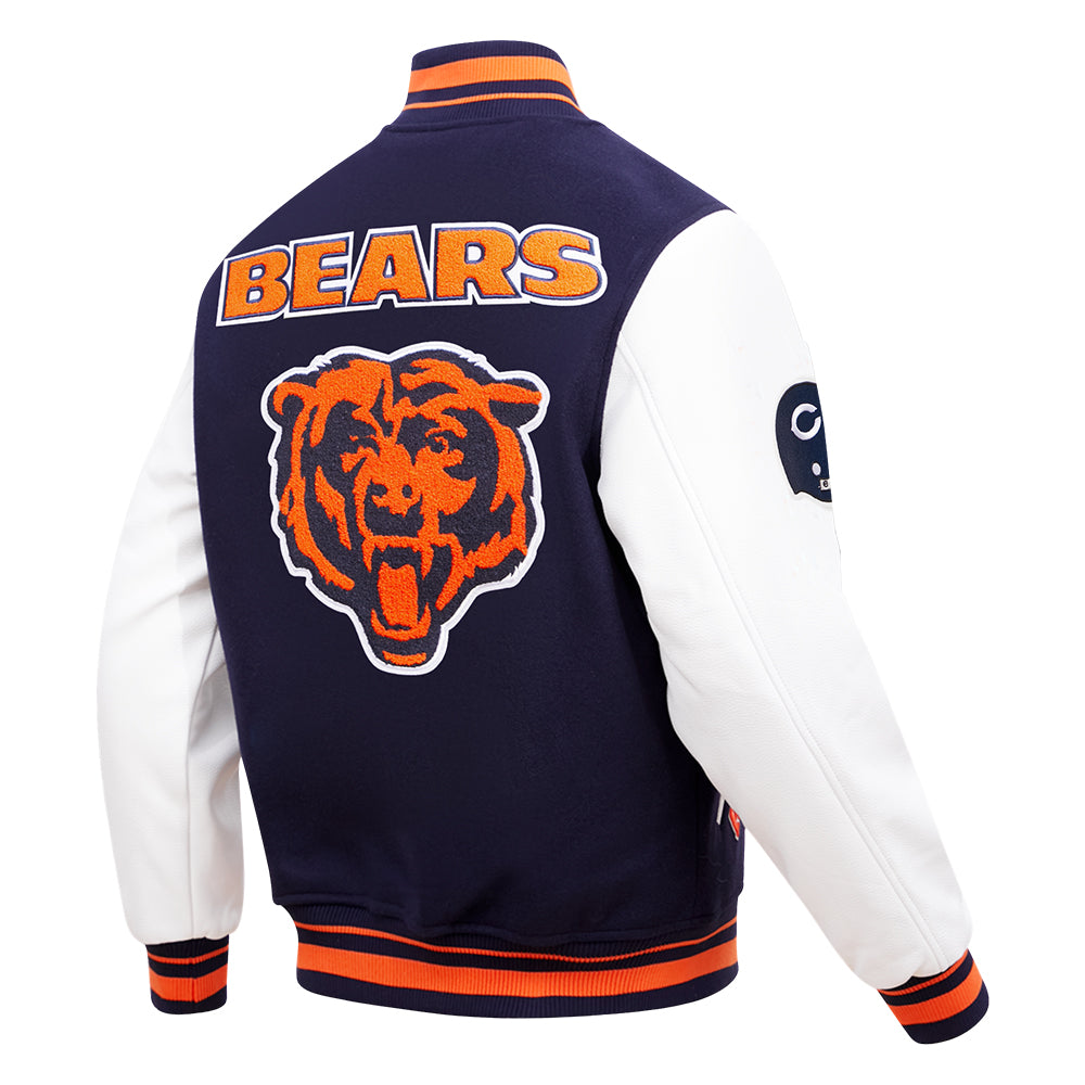 Men's CHICAGO BEARS Rib Wool Varsity Jacket