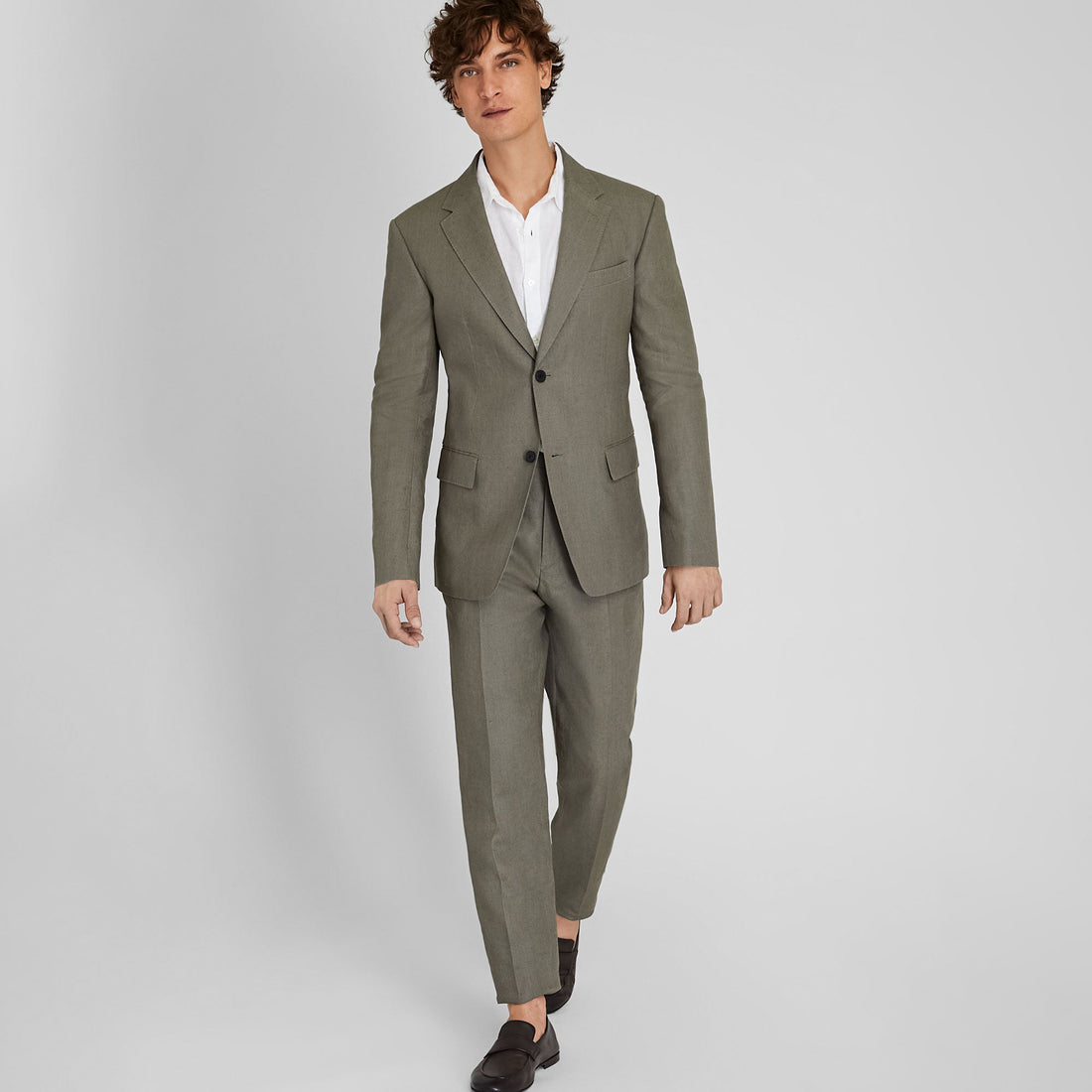 Men's Comfortable Fit Linen Blazer