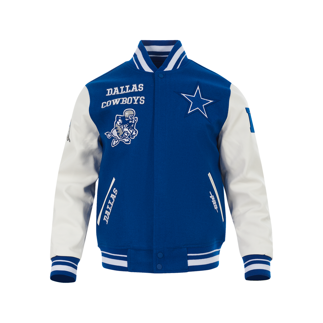 Men's DALLAS COWBOYS RETRO Rib Wool Varsity Jacket