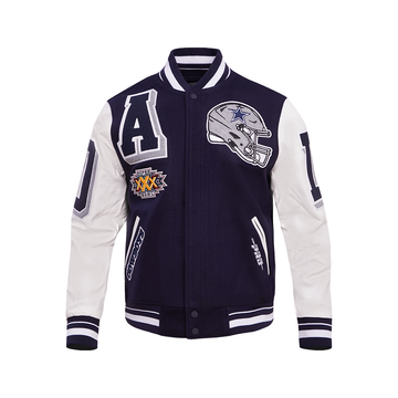 Men's DALLAS COWBOYS Rib Wool Varsity Jacket