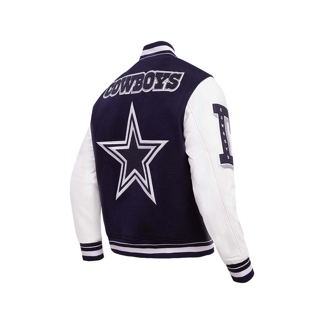 Men's DALLAS COWBOYS Rib Wool Varsity Jacket