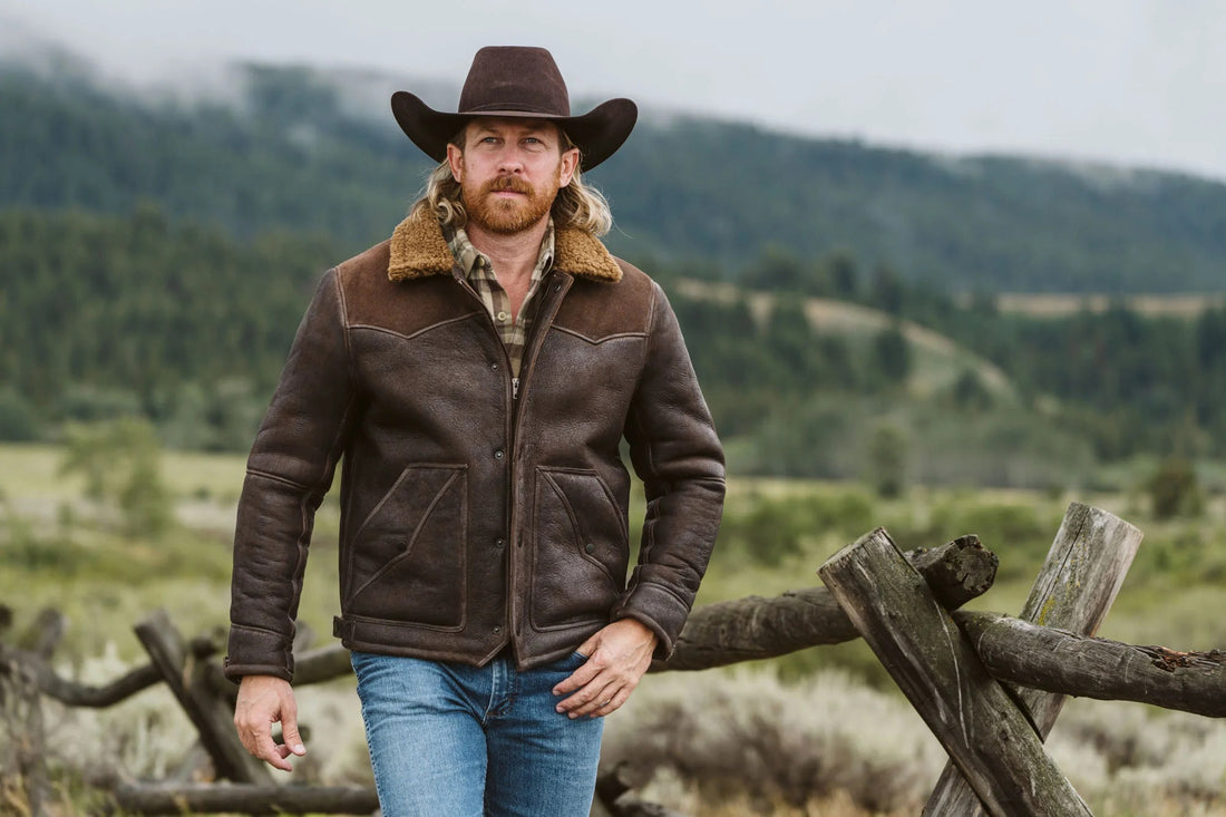 Men's Fur & Shearling Leather Jacket