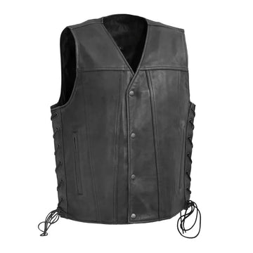 Men's High Roller Leather Vest