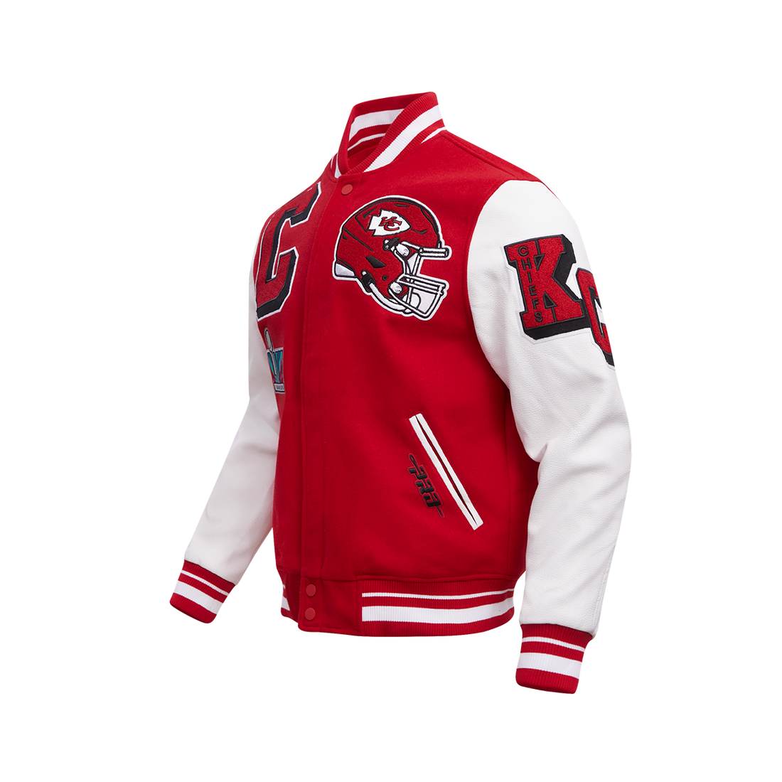 Men's KANSAS CITY CHIEFS Rib Wool Varsity Jacket