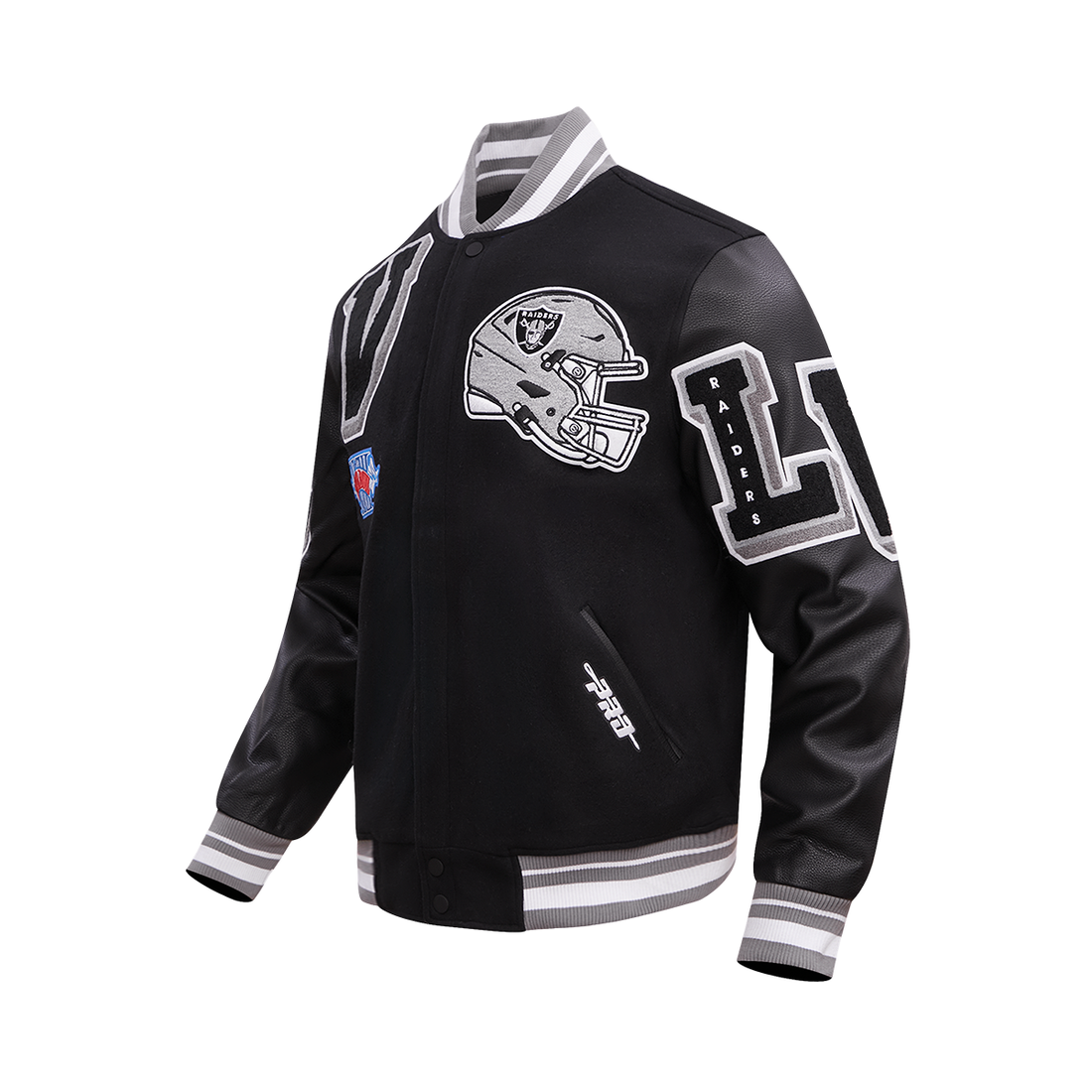 Men's LAS VEGAS RAIDERS Rib Wool Varsity Jacket