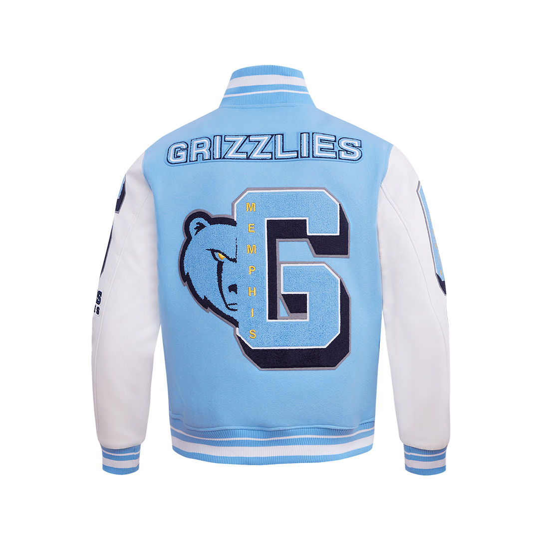 Men's MEMPHIS GRIZZLIES Rib Wool Varsity Jacket