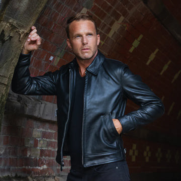 Men's Midnight Rider Moto Leather Jacket