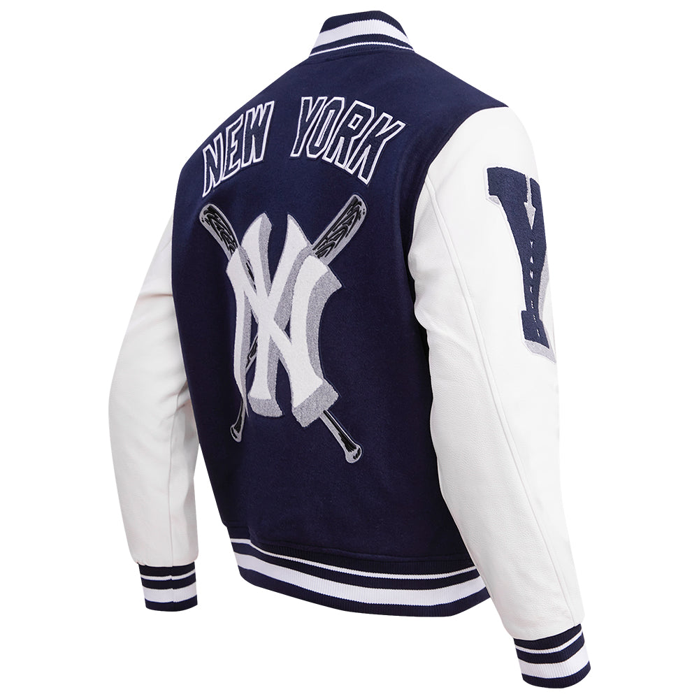 Men's NEW YORK YANKEES Rib Wool Varsity Jacket