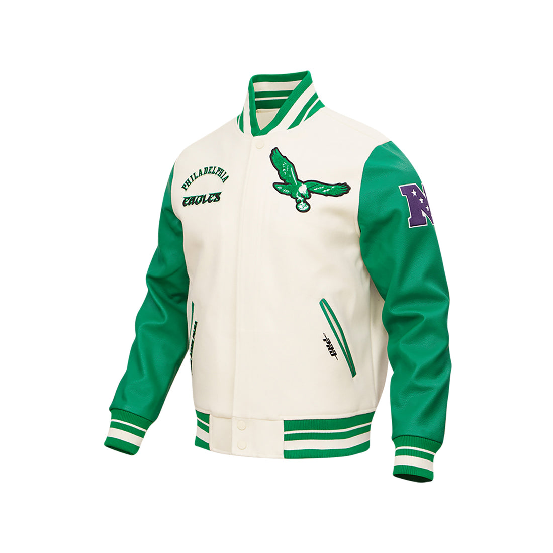 Men's PHILADELPHIA EAGLES Rib Wool Varsity Jacket