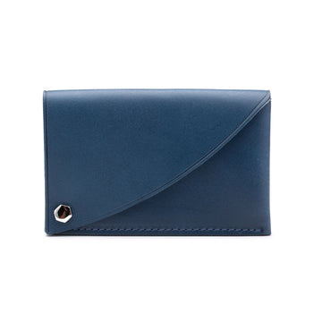 Men's 4 Premium Color Leather Flipper Card Case