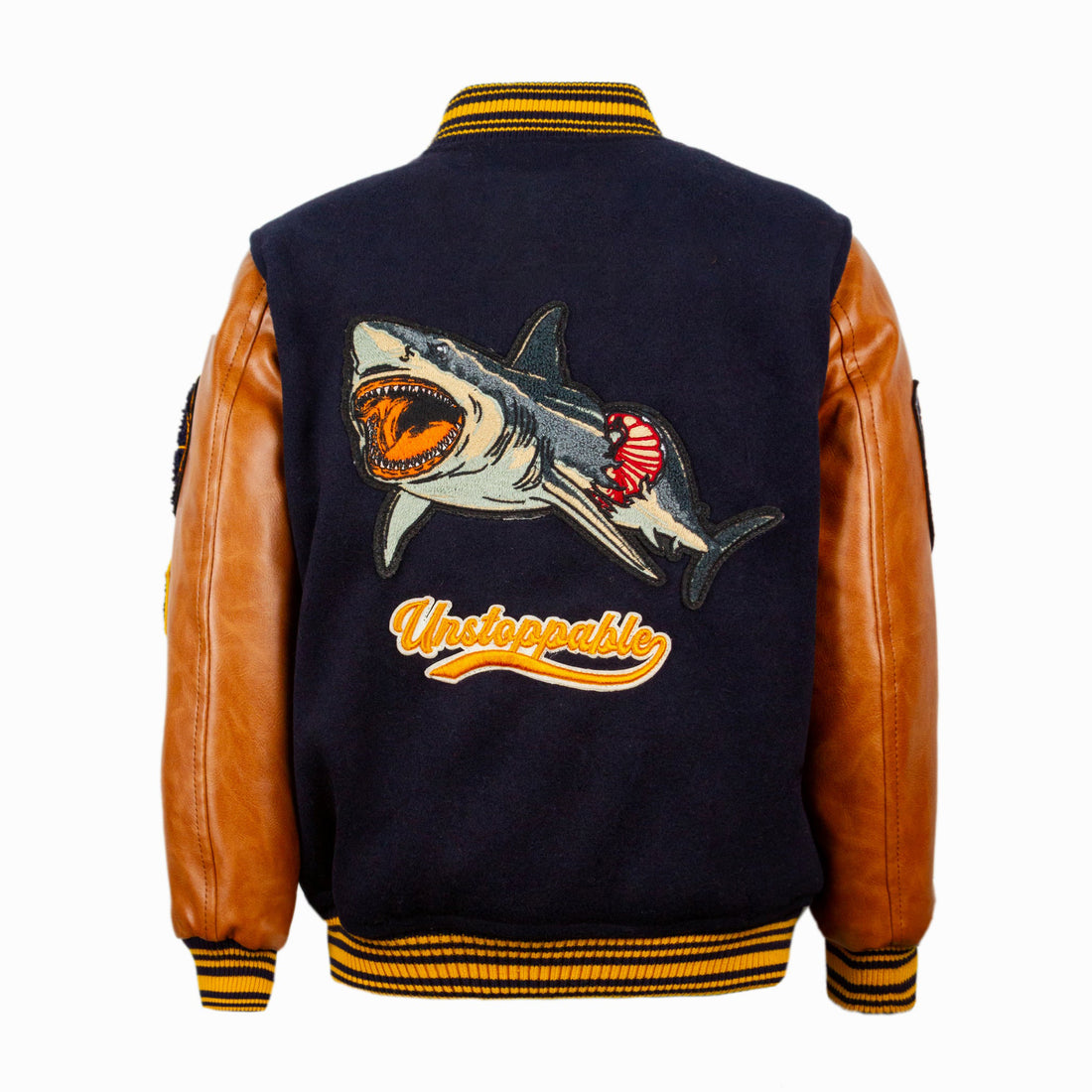 Men's SHARK Wool Varsity Jacket