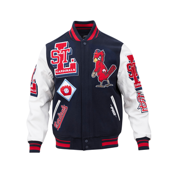 Men's ST. LOUIS CARDINALS Rib Wool Varsity Jacket