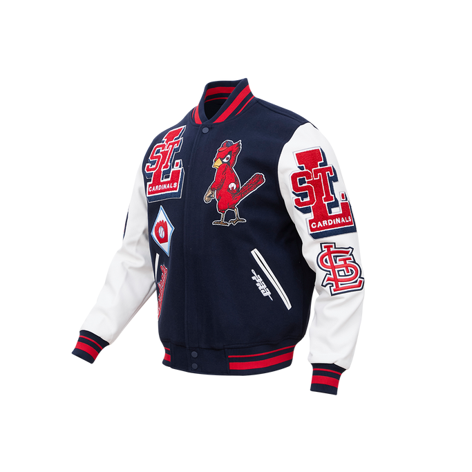 Men's ST. LOUIS CARDINALS Rib Wool Varsity Jacket