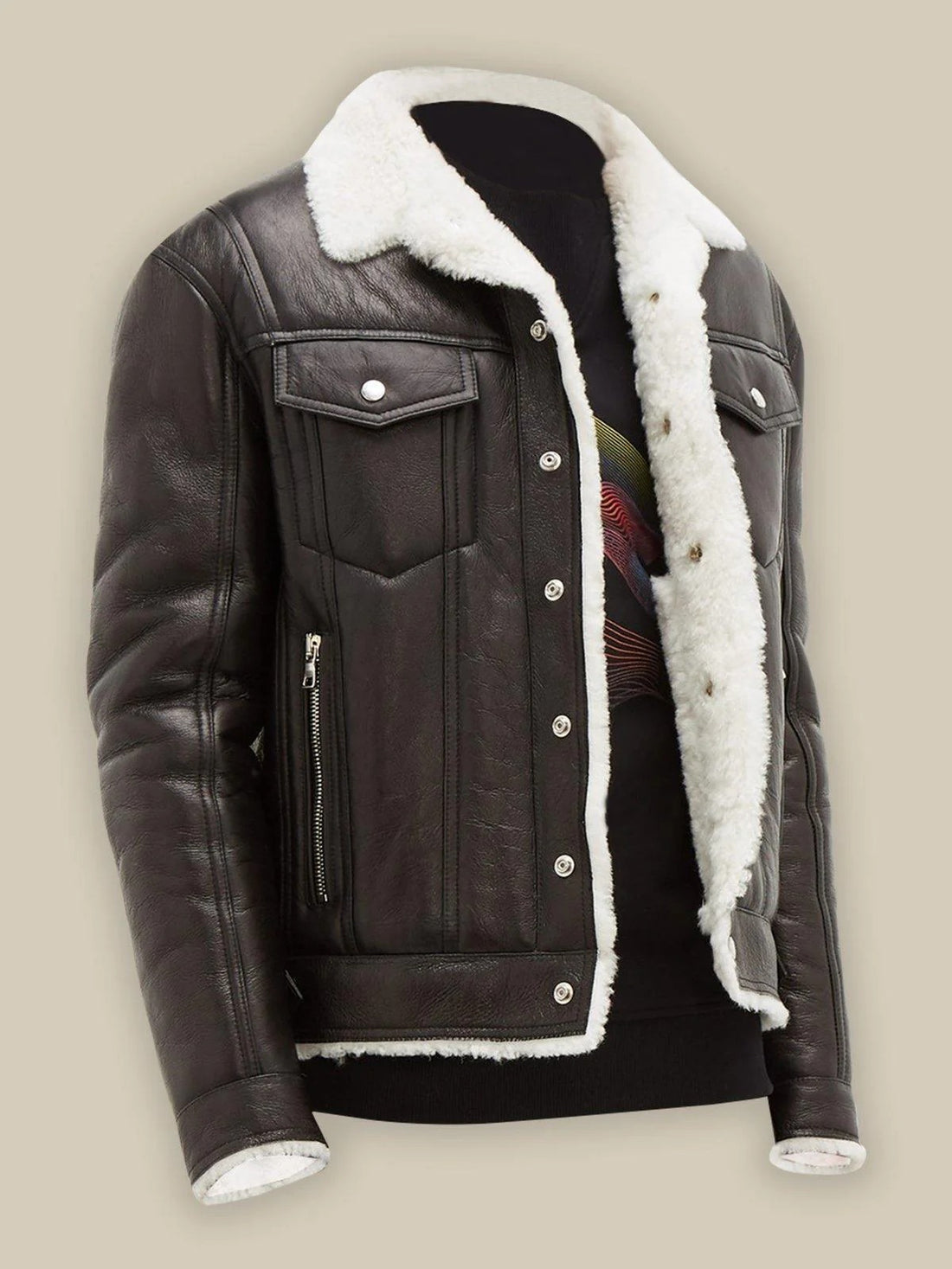 Men's STREETSTYLE SHEARLING JACKET