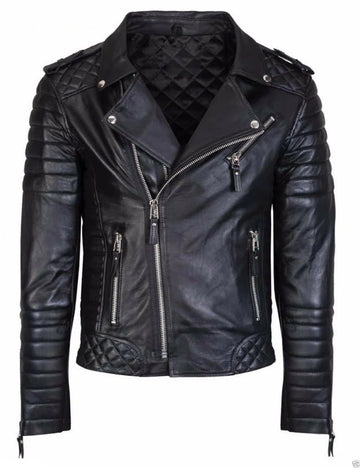 Men's Slim Fit Genuine Lambskin Leather Jacket