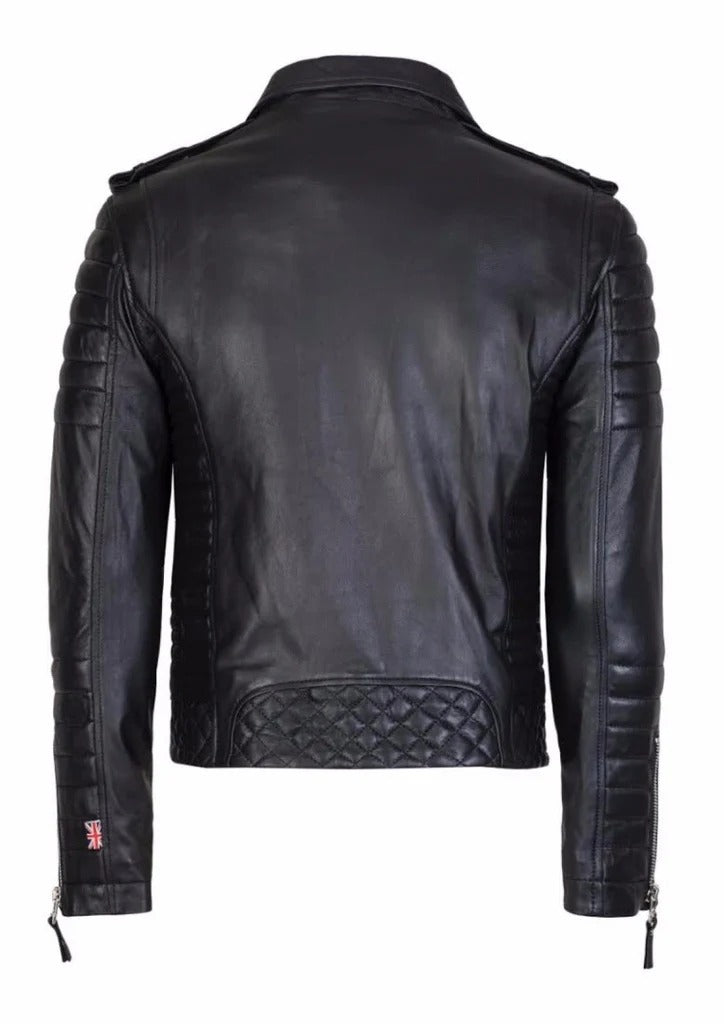 Men's Slim Fit Genuine Lambskin Leather Jacket