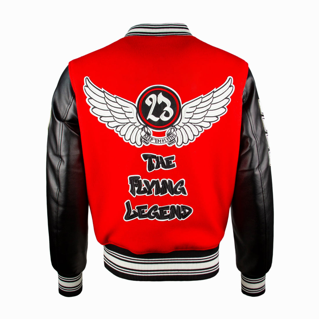 Men's THE NEW FLYING LEGEND Leather Varsity Jacket