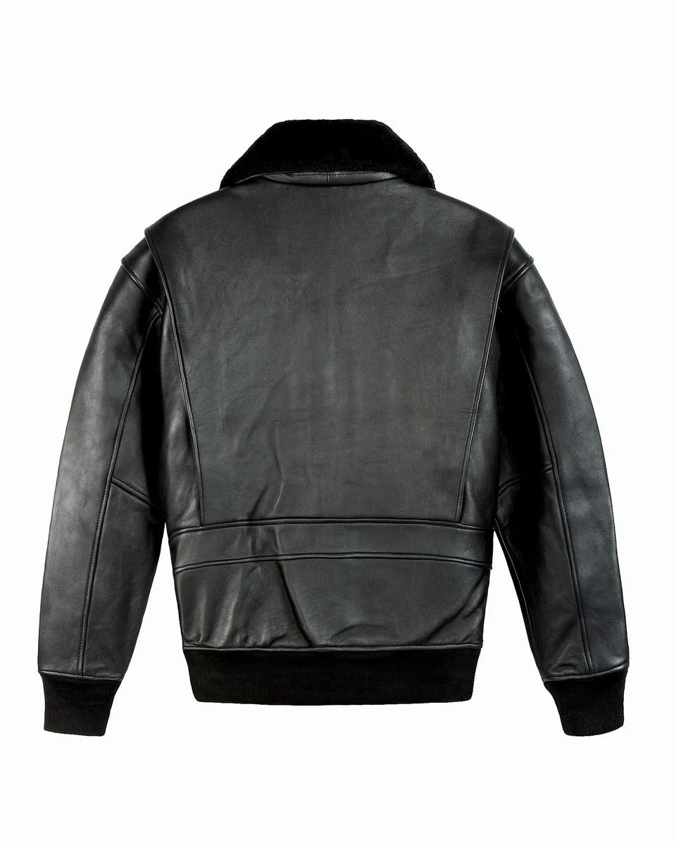 CHAQUETA DE CUERO MILITAR OFICIAL TOP GUN® G-1 PARA HOMBRE