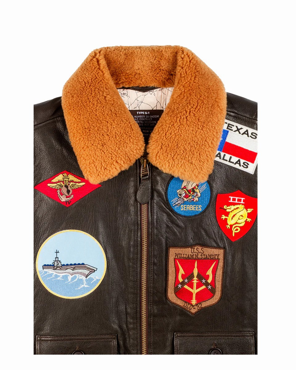 CHAQUETA DE CUERO TOP GUN® OFFICIAL SIGNATURE SERIES 2.0 para hombre
