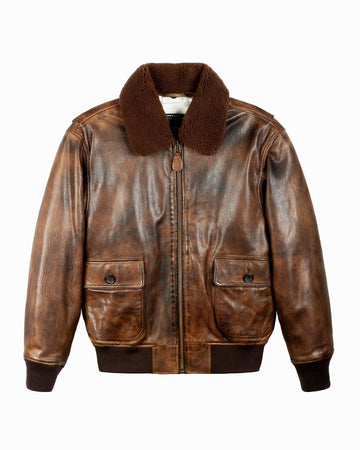 Men's TOP GUN® VINTAGE G-1 LEATHER JACKET