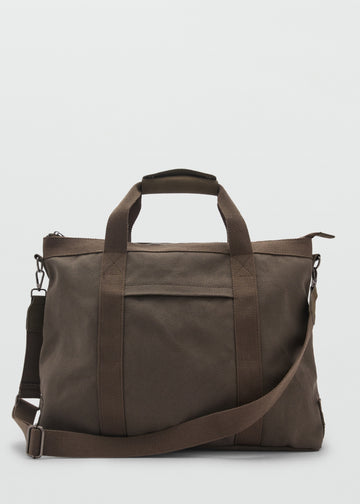 Travel Tote Bag With Long Detachable Shoulder Strap