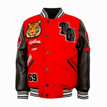 Men's WILDCATS Wool Varsity Jacket - Red