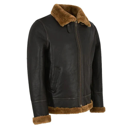 Men's B3 Memphis Belle Sheepskin Flying Jacket  Brown / Ginger