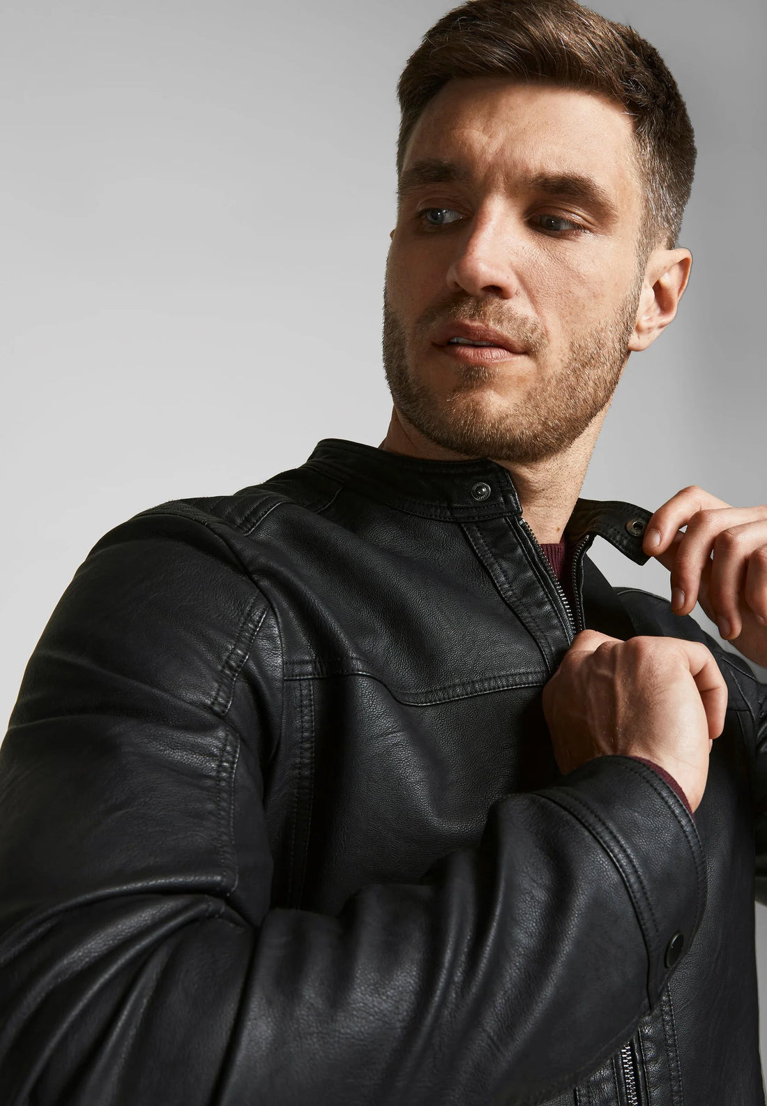 WARNER NOOS Simple Leather Jacket