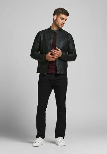 WARNER NOOS Simple Leather Jacket