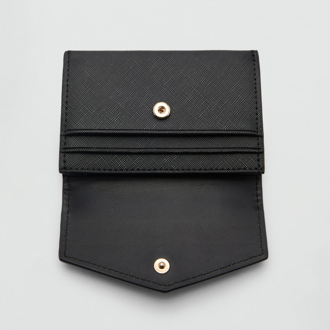 Women Black Leather Card Holder