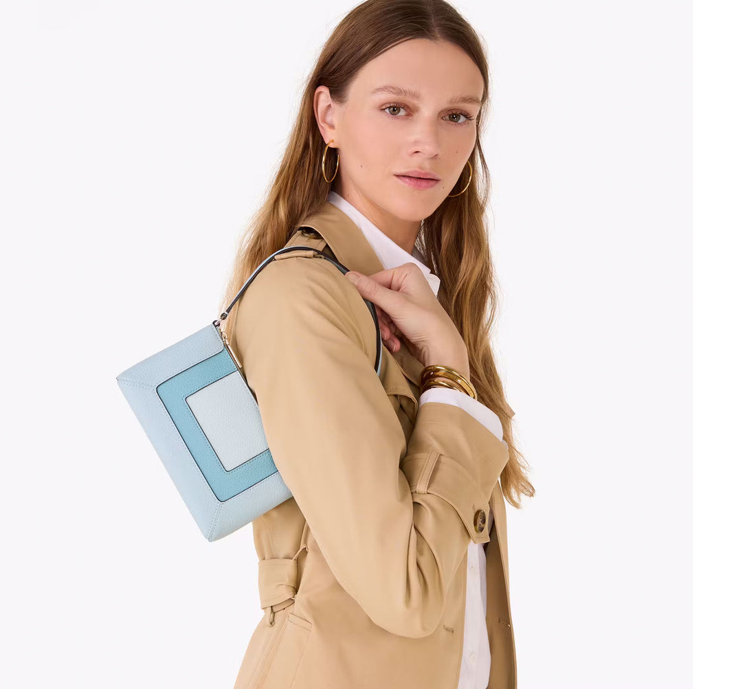 Cartera convertible de cuero para mujer con ranuras para tarjetas de crédito