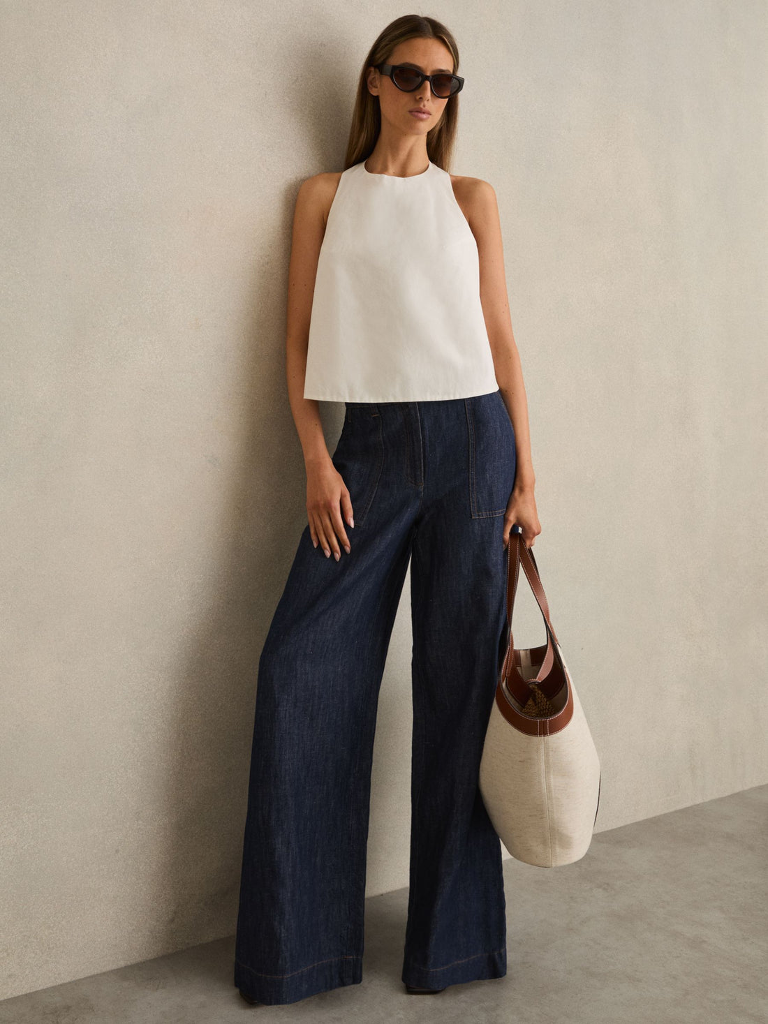 Women's Cotton Wide Leg Pant