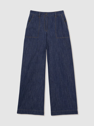 Women's Cotton Wide Leg Pant