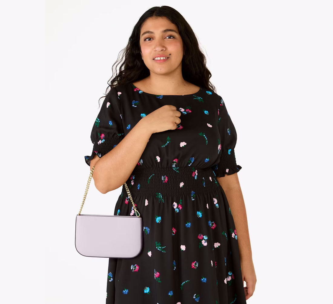 Cartera de piel Lilly Pochette con ranuras para tarjetas de crédito para mujer