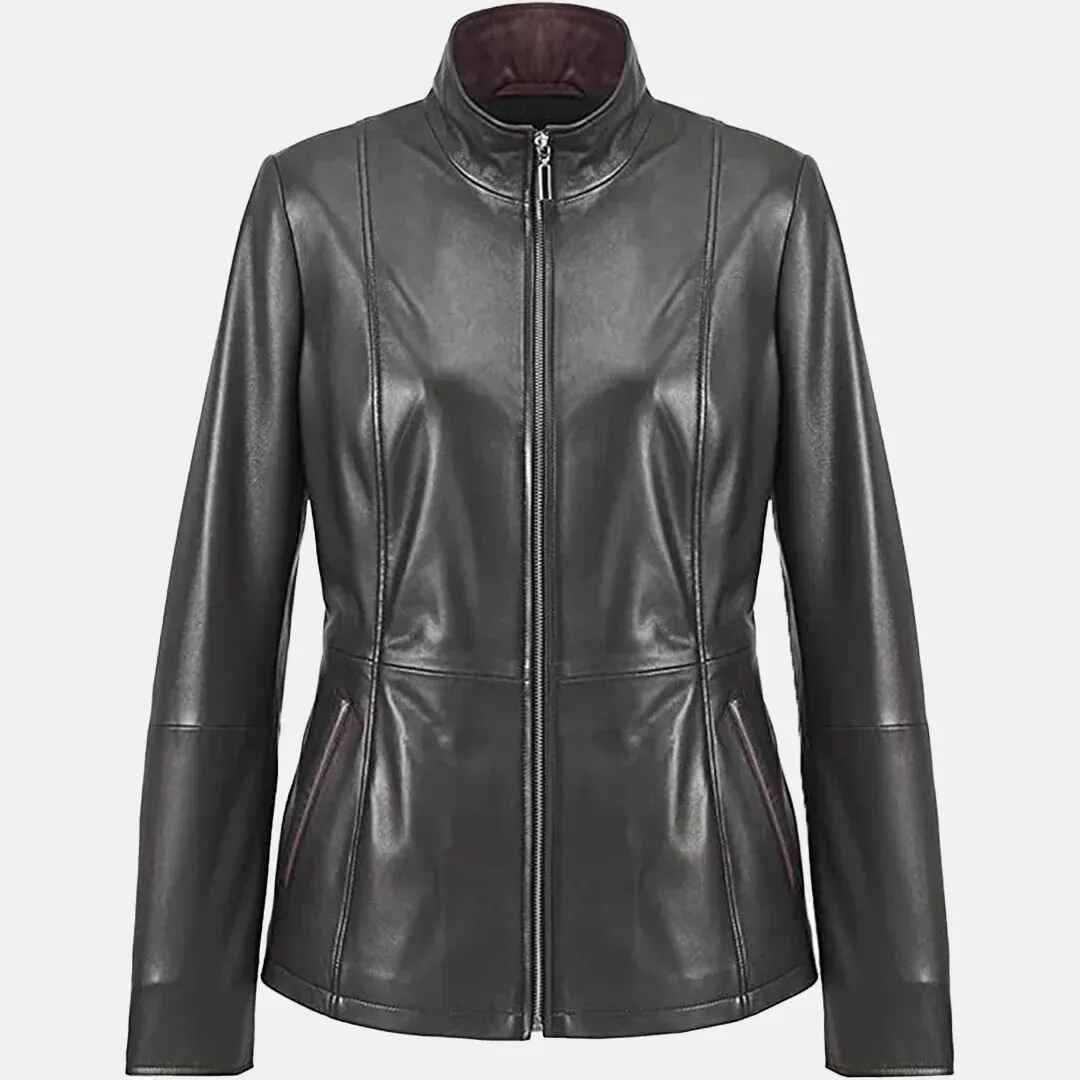 Damen Posh Lederblazer