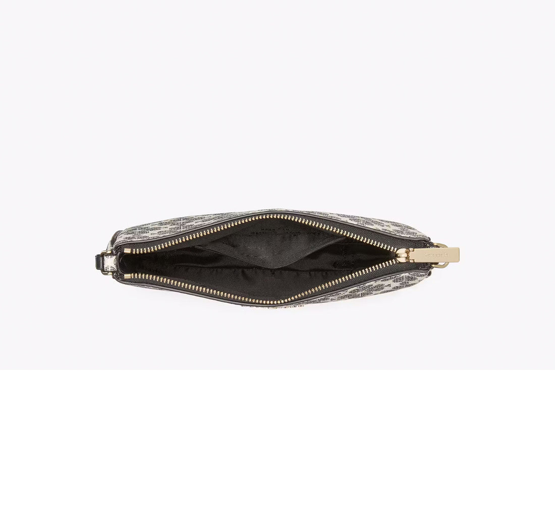 Cartera convertible de cuero con diseño de flor de espada para mujer