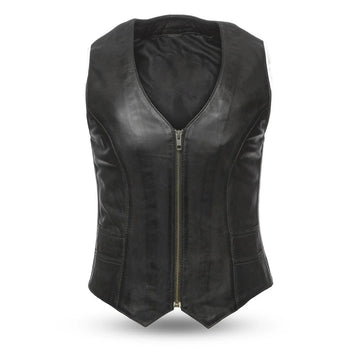 Women's Western Style Savannah Leather Motorcycle Jacket