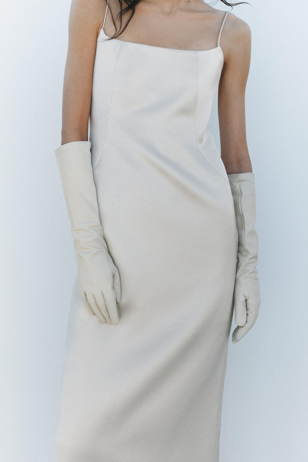 Women's Long Leather Gloves