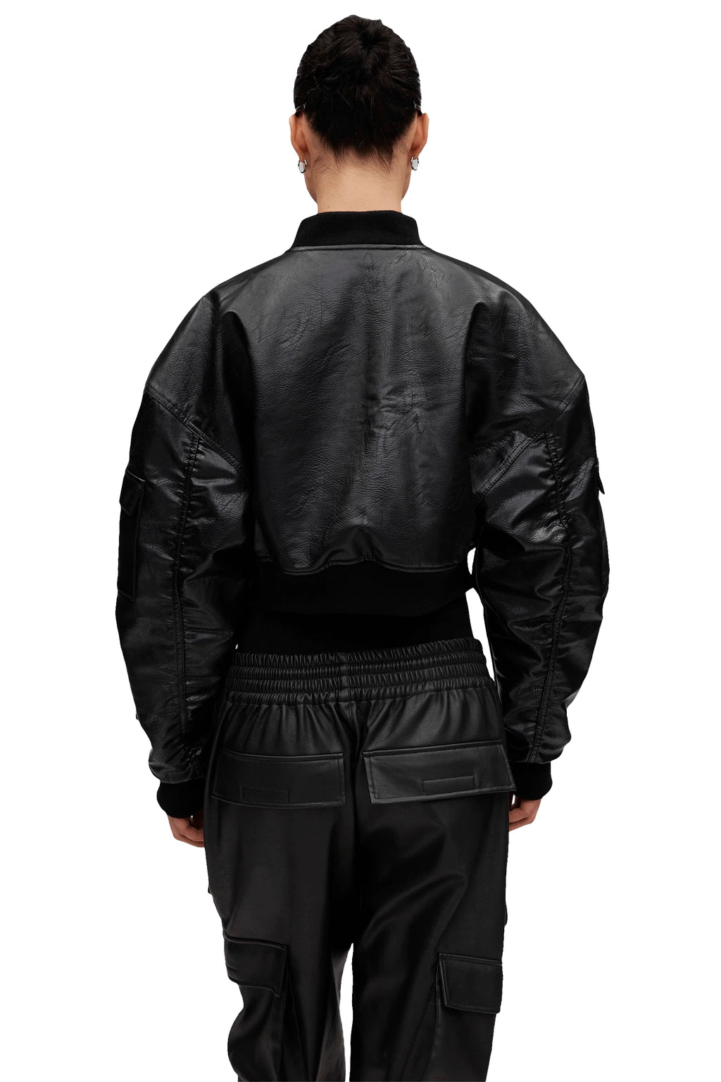 Women's BOXY Bomber Leather Jacket