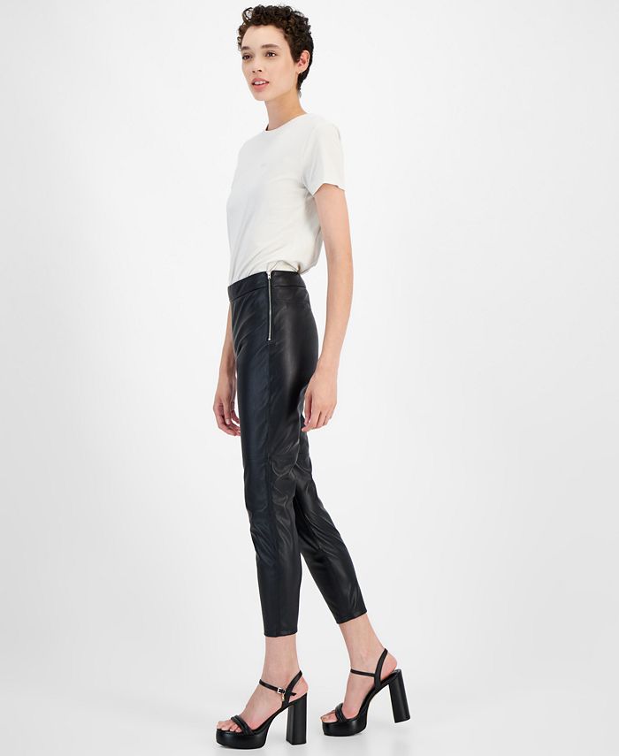 Women's Skinny Leg Side Zip Pants