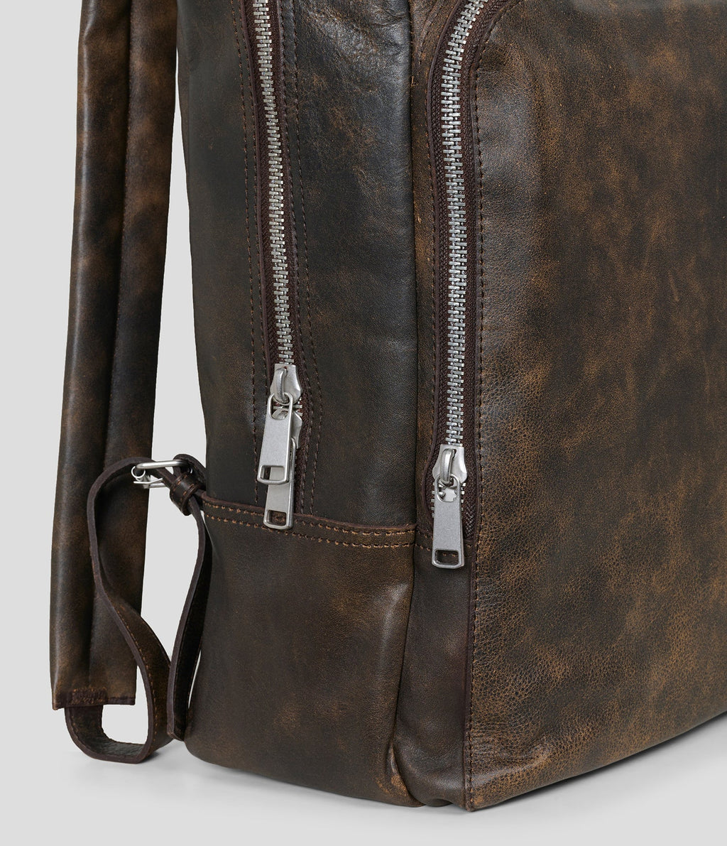 Columbus Leather Laptop Backpack